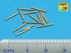 Aber 350L-36 Set of 14 pcs 152mm barrels for Kongo, Haruna, Hiei, Kirishima, Fuso, Yamashiro (1:350)